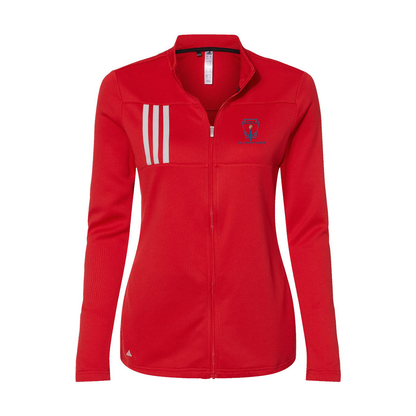 Adidas Women's 3-Stripes Double Knit Full-Zip A483