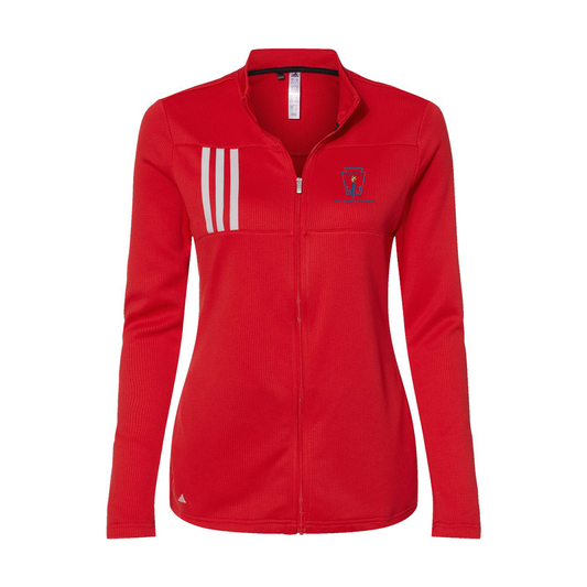 Adidas Women's 3-Stripes Double Knit Full-Zip A483