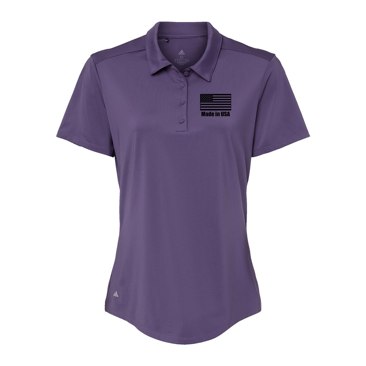 Adidas Women's Ultimate Solid Polo A515, Screen Print