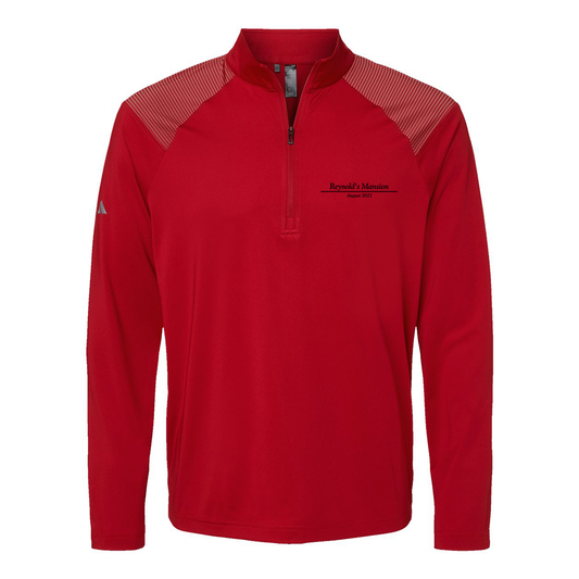 Adidas Shoulder Stripe Quarter-Zip Pullover A520, Screen Print