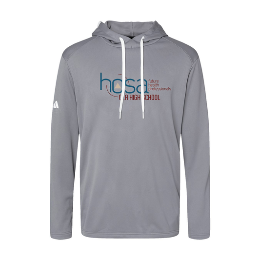 Adidas Textured Mixed Media Hooded Sweatshirt A530, Full Color