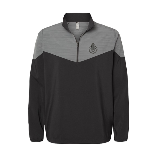 Adidas Heather Chevron Quarter-Zip Windshirt A546