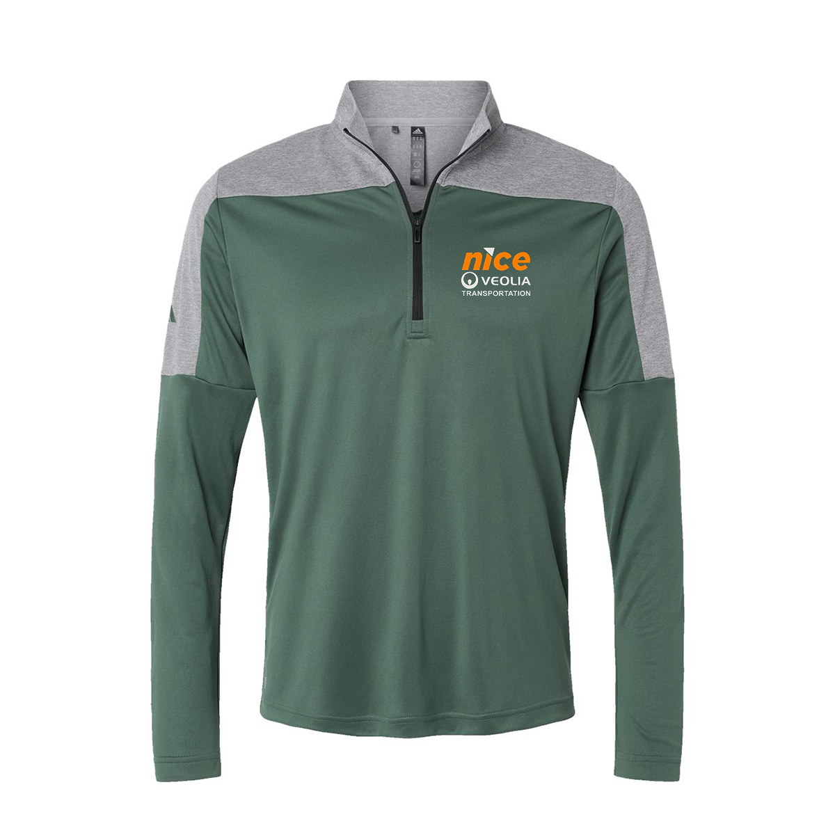 Adidas Lightweight Quarter-Zip Pullover A552, Screen Print