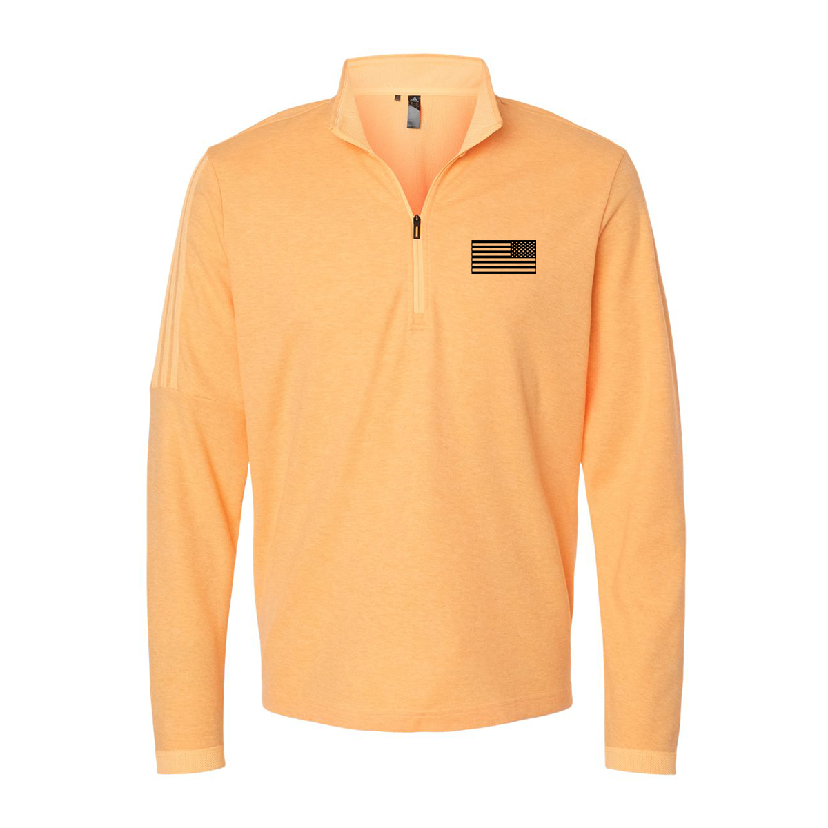 Adidas 3-Stripes Quarter-Zip Sweater A554, Screen Print