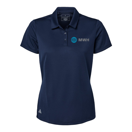 Adidas Women's Micro Pique Polo A581, Screen Print