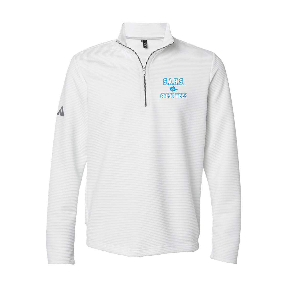 Adidas Spacer Quarter-Zip Pullover A588, Screen Print