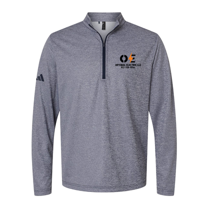 Adidas Space Dyed Quarter-Zip Pullover A593, Screen Print