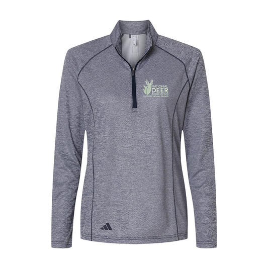 Adidas Women's Space Dyed Quarter-Zip Pullover A594