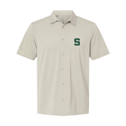 Adidas Button Down Short Sleeve Shirt A595