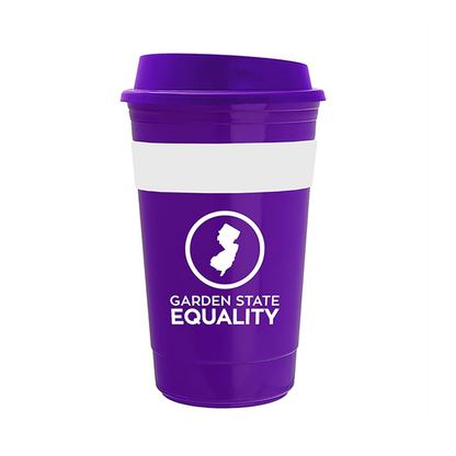 Traveler 16 oz. Insulated Cup with Silicone Grip, Full Color