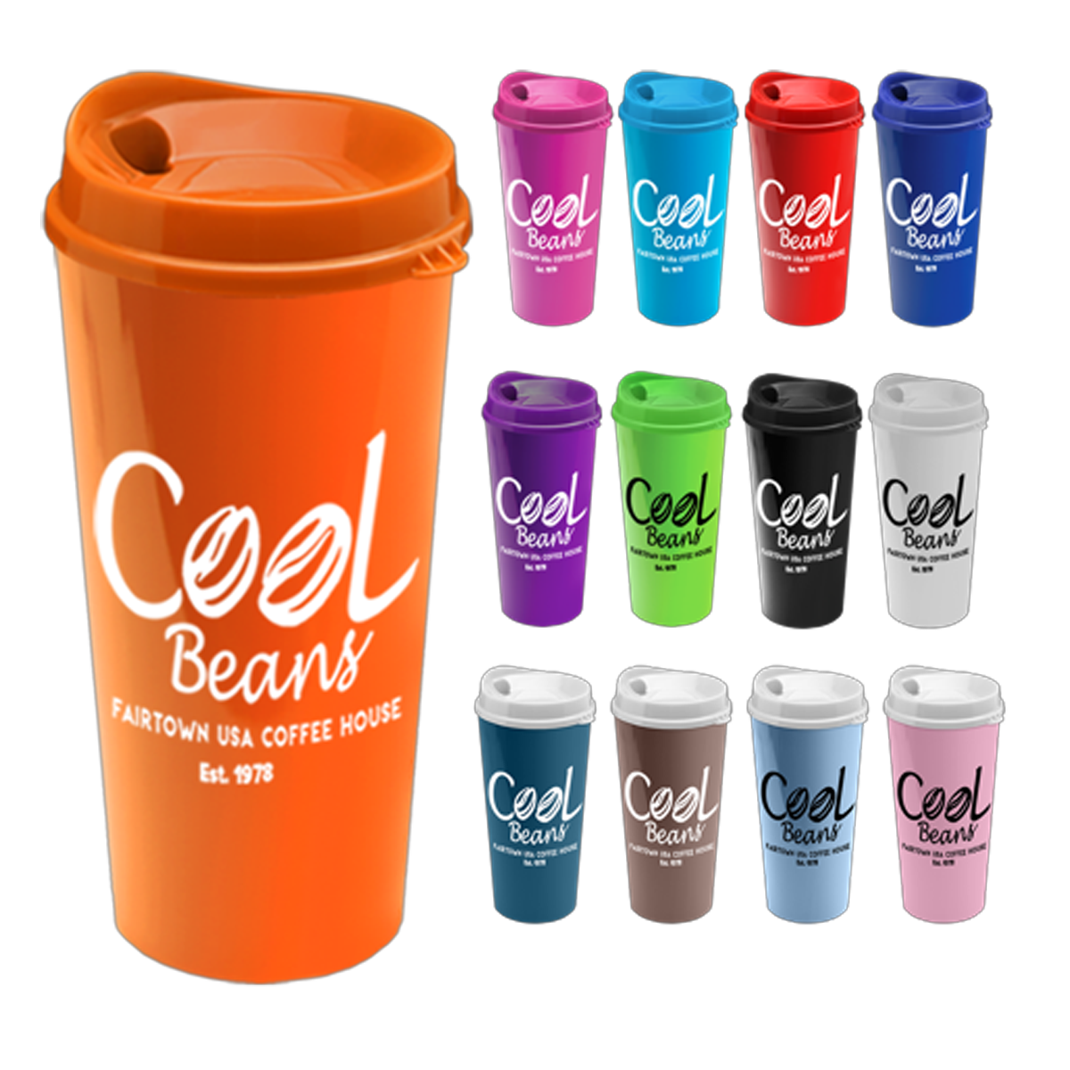 The Roadmaster 20 oz. Travel Tumbler with Auto Sip Lid, Full Color