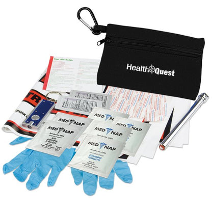 Zip Tote Auto Safety Kit, Screen Print