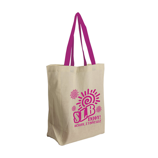 The Brunch Tote - Cotton Grocery Tote, Full Color