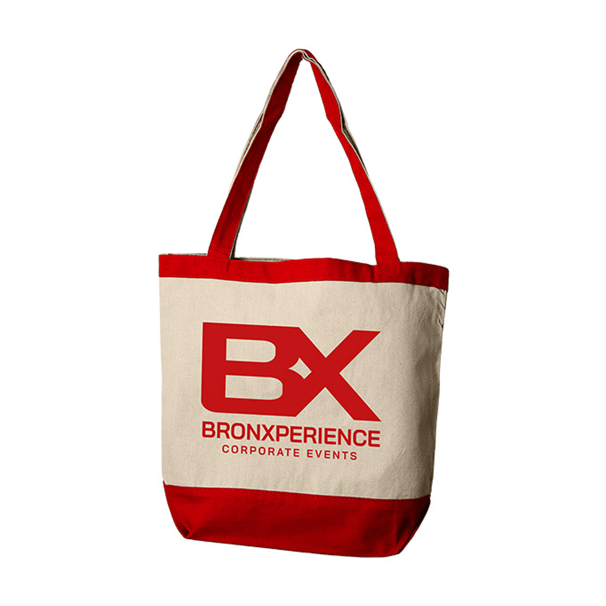 The Canvas Charm Tote with Accent Trim and Color Handles, Full Color