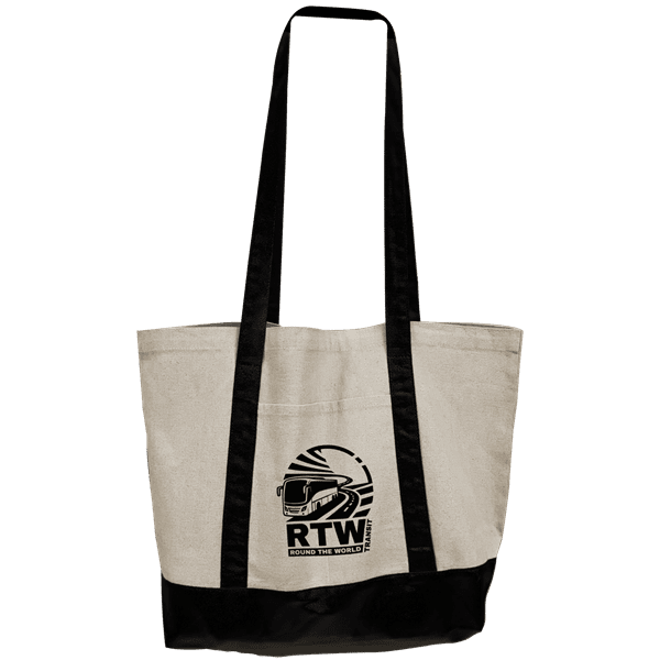 Natural with Black Handles
