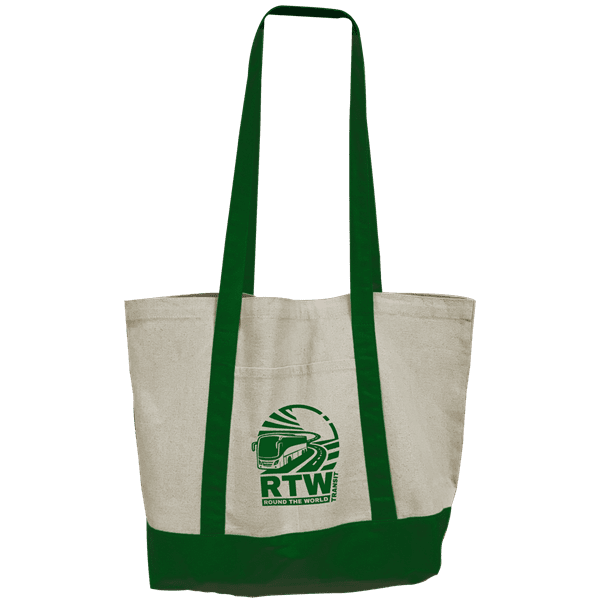 Natural with Green Handles
