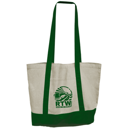 Natural with Green Handles
