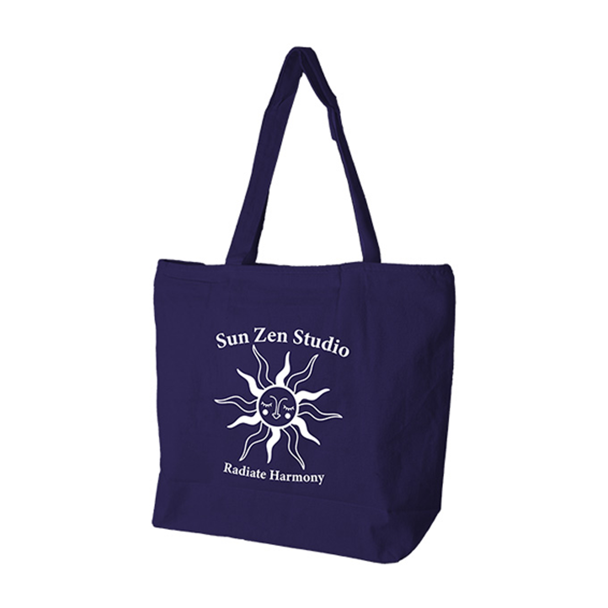 The Weekend Canvas Tote with Zipper, Full Color