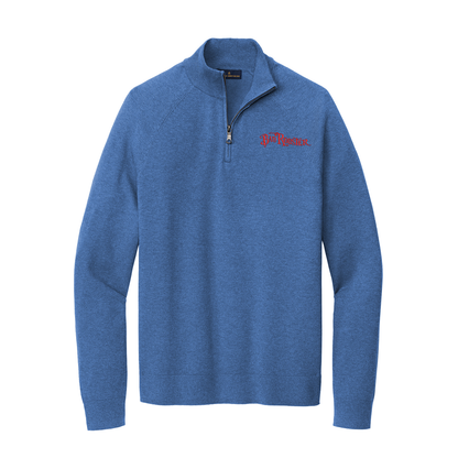 Brooks Brothers® Cotton Stretch 1/4-Zip Sweater