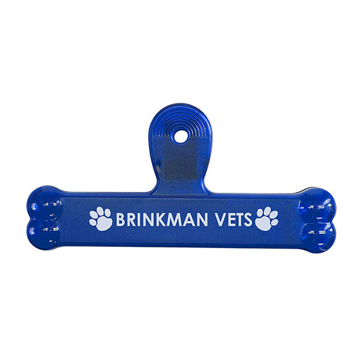 6" Bone Shape Bag Clip, Pad Print