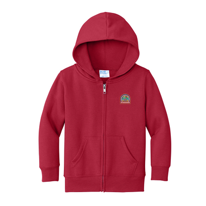Port & Company® Toddler Core Fleece Full-Zip Hooded Sweatshirt