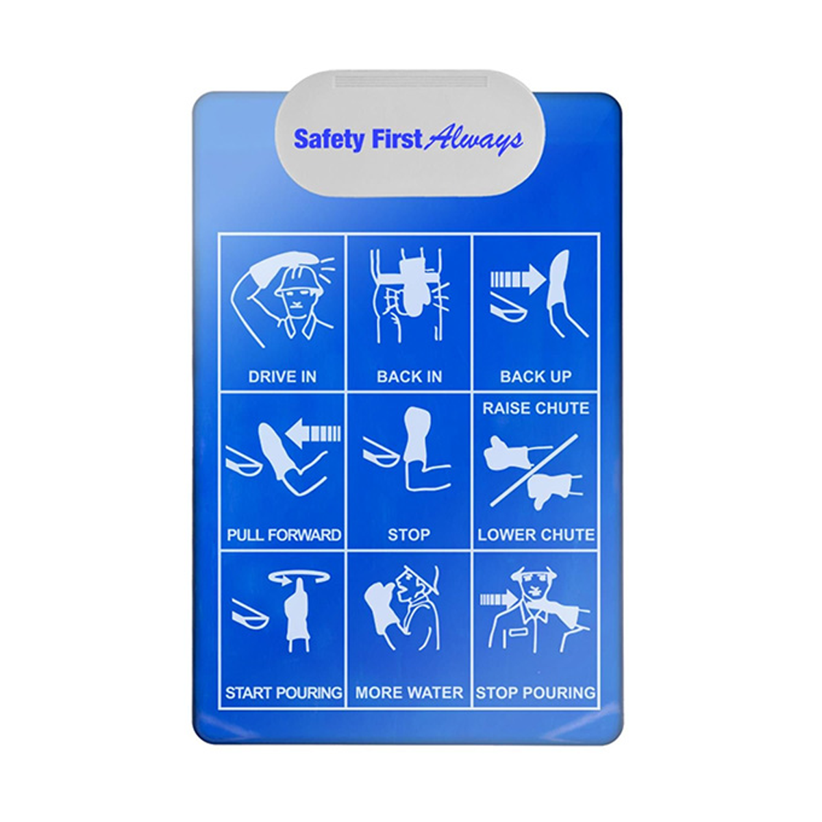 Transparent Clipboard with Oval Clip, Screen Print