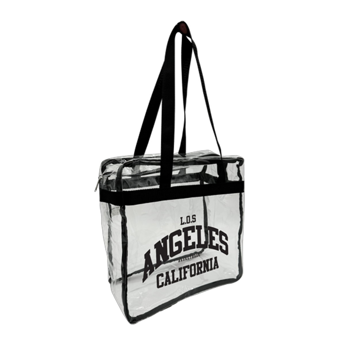 The Clear Zipper Tote CL126Z, Screen Prints