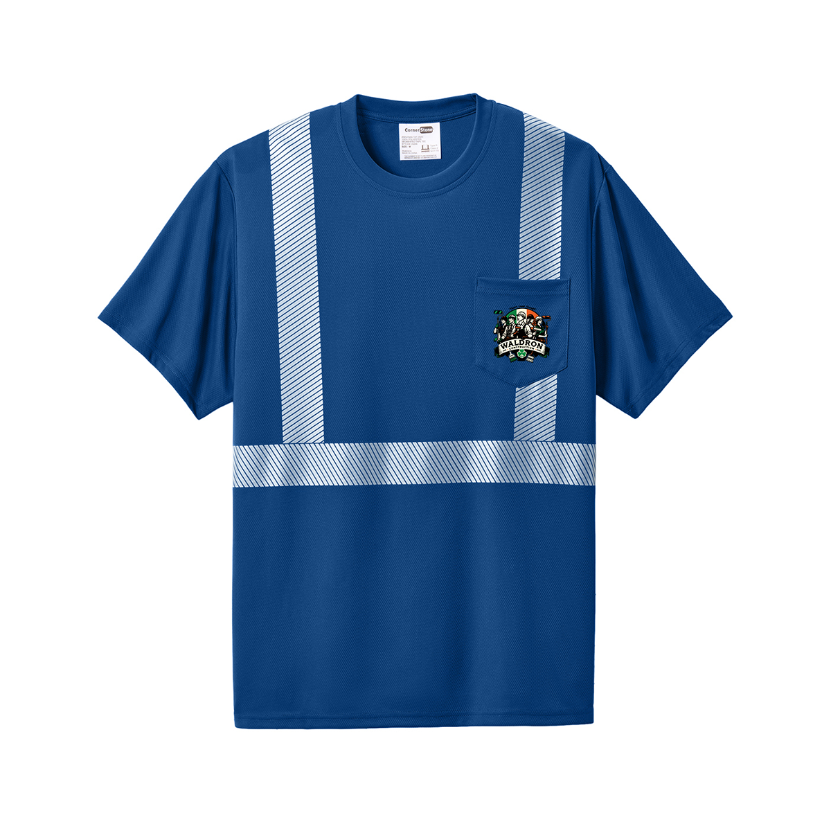 CornerStone® Enhanced Visibility Segmented Tape Tee – Full Color – EZ ...
