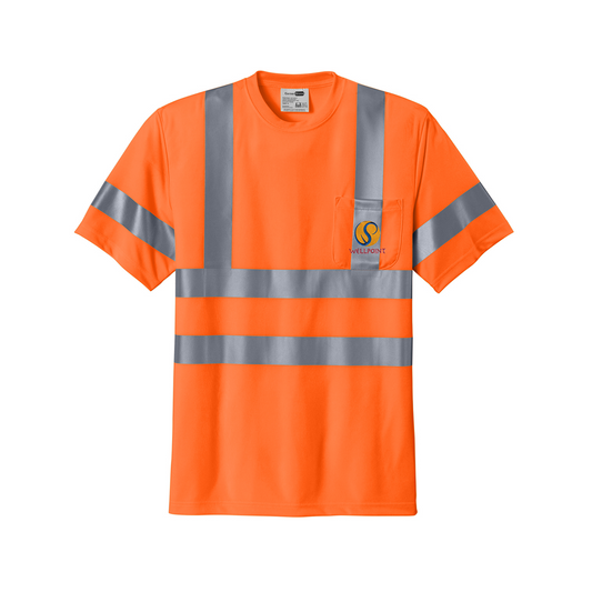 CornerStone® ANSI 107 Class 3 Short Sleeve Snag Resistant Reflective T-Shirt, Full Color