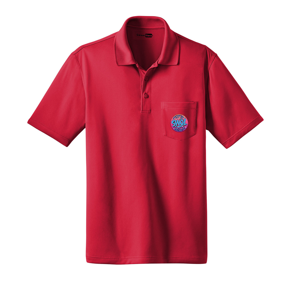 CornerStone Select Snag-Proof Pocket Polo, Full Color