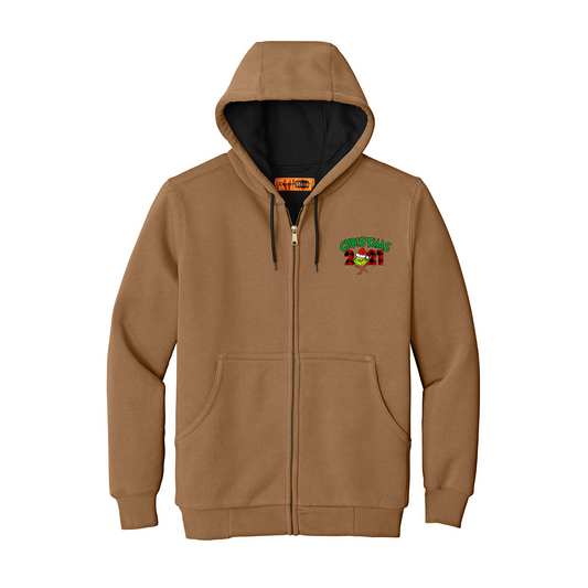 CornerStone® Heavyweight Full Zip Hooded Sweatshirt with Thermal Lining, Full Color
