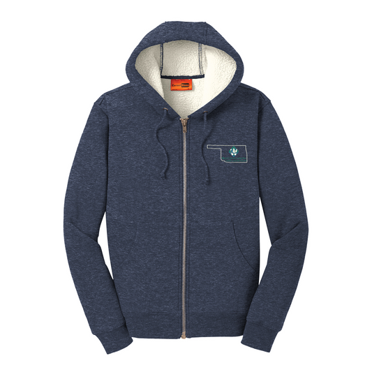 CornerStone® Heavyweight Sherpa-Lined Hooded Fleece Jacket