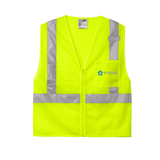 CornerStone® ANSI 107 Class 2 Mesh Zippered Vest