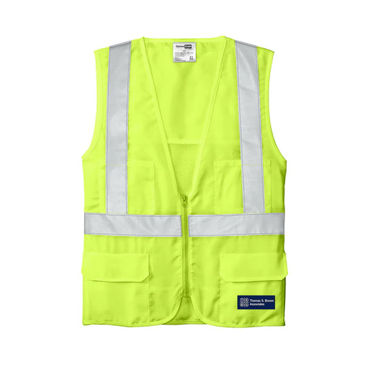 CornerStone® ANSI 107 Class 2 Mesh Back Safety Vest, Full Color
