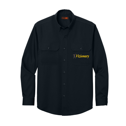 CornerStone® Long Sleeve Select Ripstop Shirt, Full Color