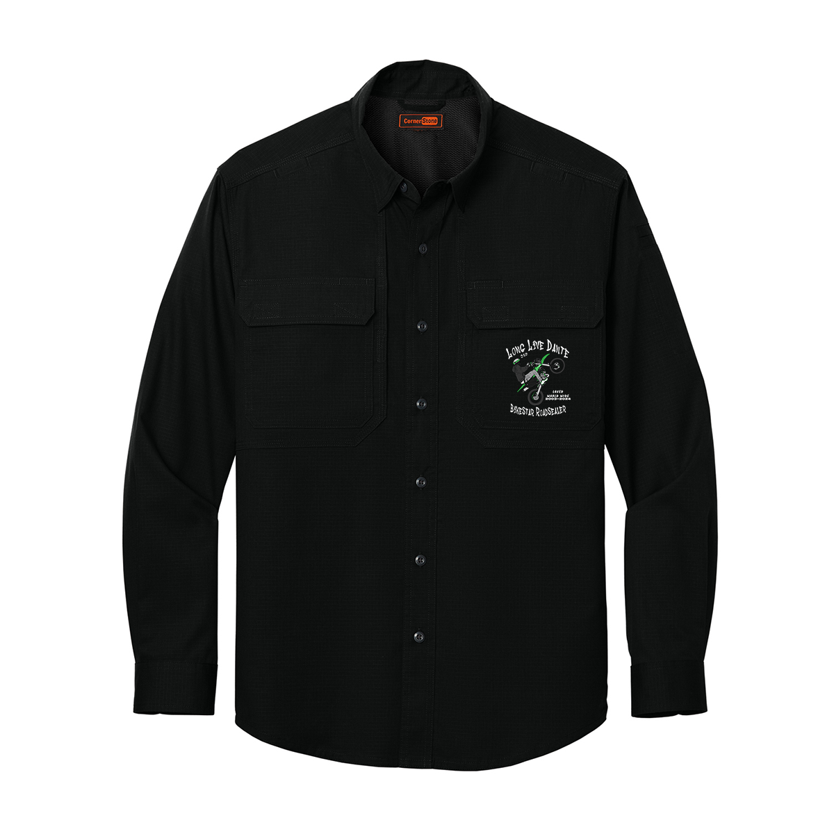 CornerStone® Long Sleeve Select Tactical Shirt, Full Color