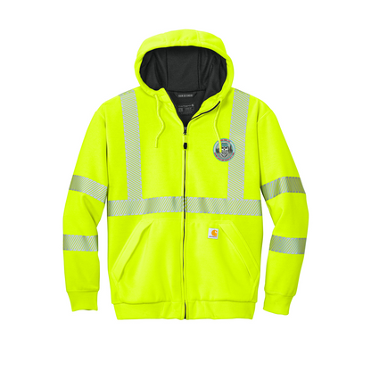 Carhartt® ANSI 107 Class 3 Lined Full-Zip Sweatshirt