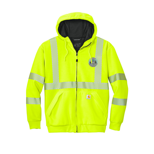 Carhartt® ANSI 107 Class 3 Lined Full-Zip Sweatshirt