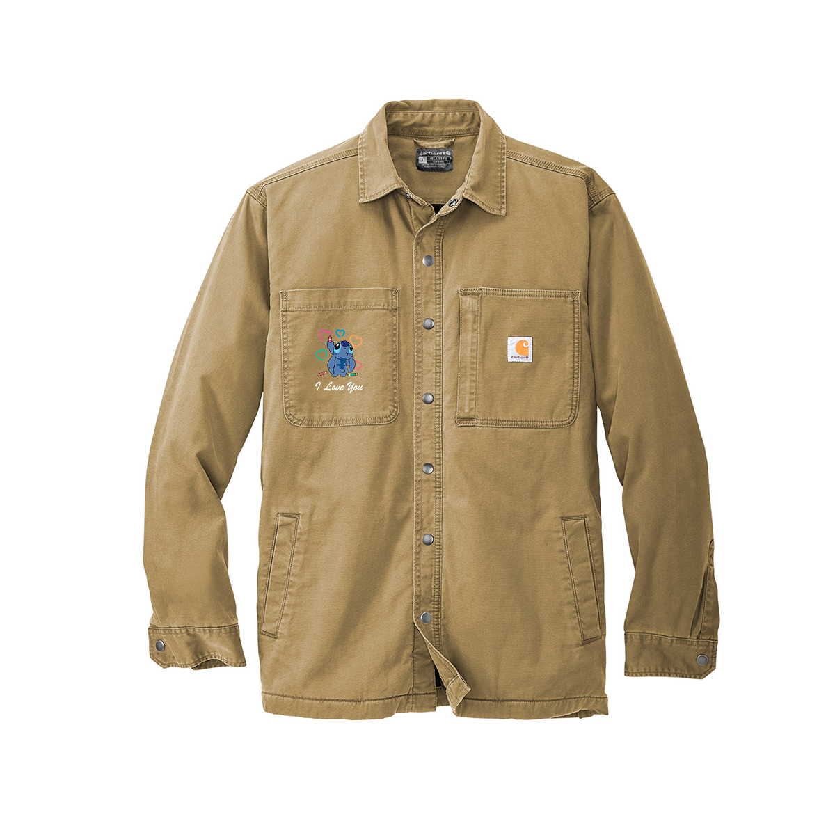 Carhartt® Rugged Flex® Fleece-Lined Shirt Jac, Full Color