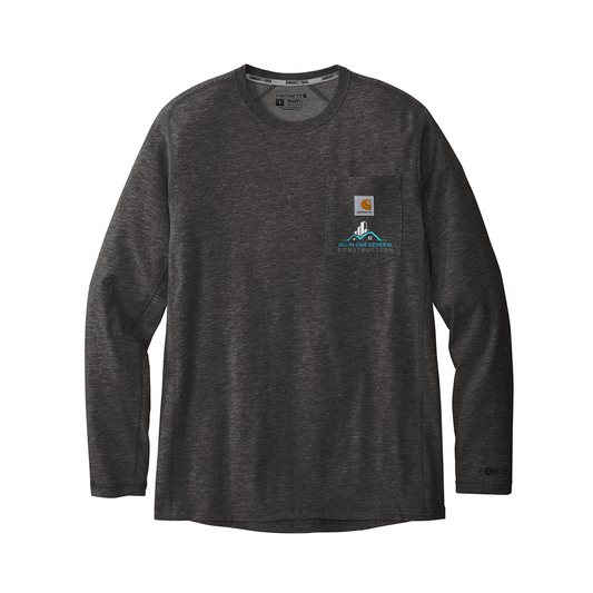Carhartt Force® Long Sleeve Pocket T-Shirt, Printed
