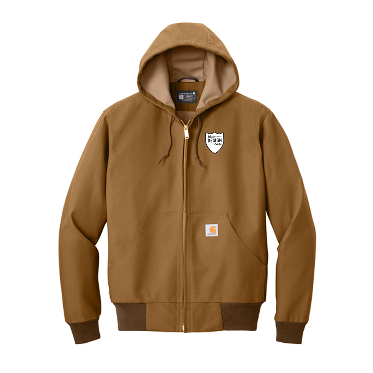 Carhartt® Thermal-Lined Duck Active Jacket Full Color Patch