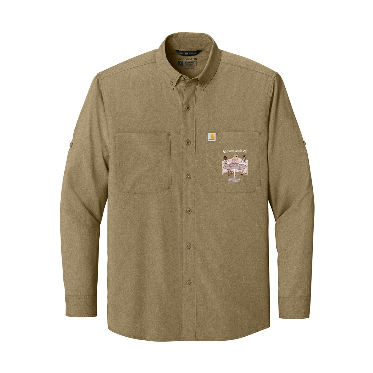 Carhartt Force® Sun Defender™ Long Sleeve Shirt, Full Color