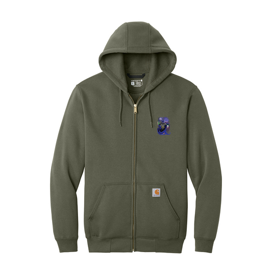 Carhartt ® Midweight Hooded Zip-Front Sweatshirt, Full Color