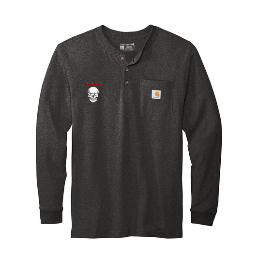 Carhartt® Long Sleeve Henley T-Shirt, Printed