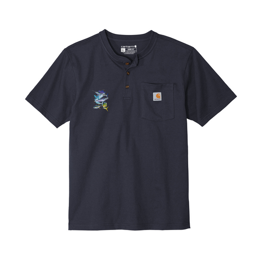 Carhartt® Short Sleeve Henley T-Shirt, Full Color