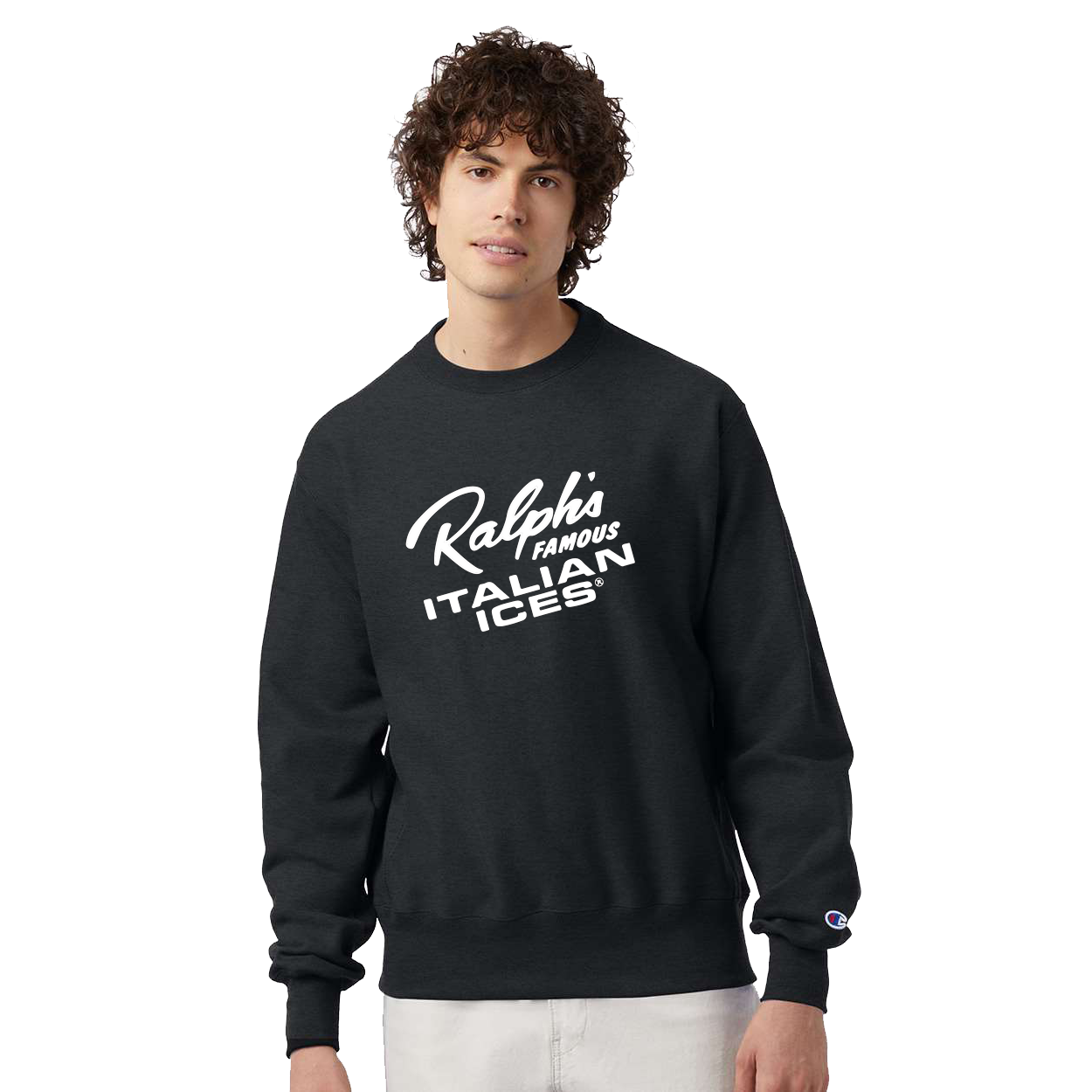 Champion Adult Reverse Weave Crewneck Sweatshirt, Printed