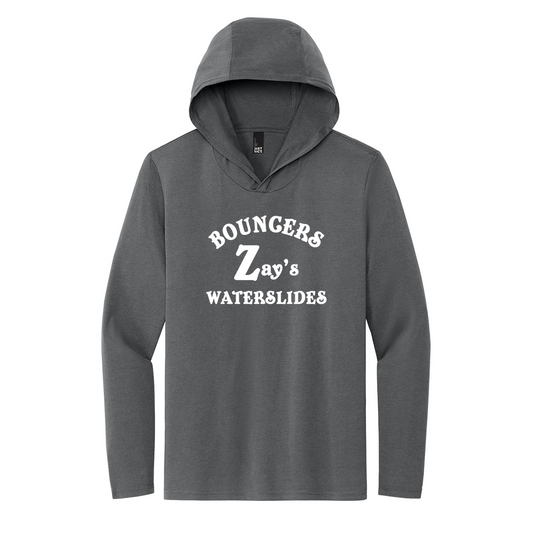 District Perfect Tri Long Sleeve Hoodie, Screen Print