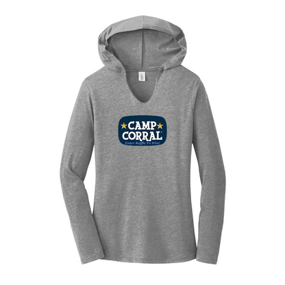 District Women’s Perfect Tri Long Sleeve Hoodie, Full Color