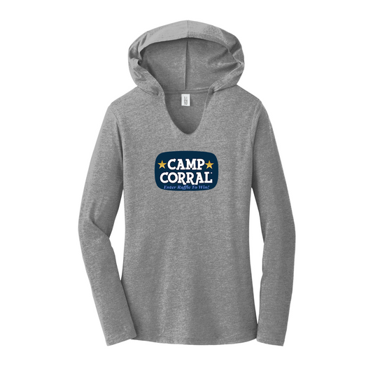 District Women’s Perfect Tri Long Sleeve Hoodie, Full Color