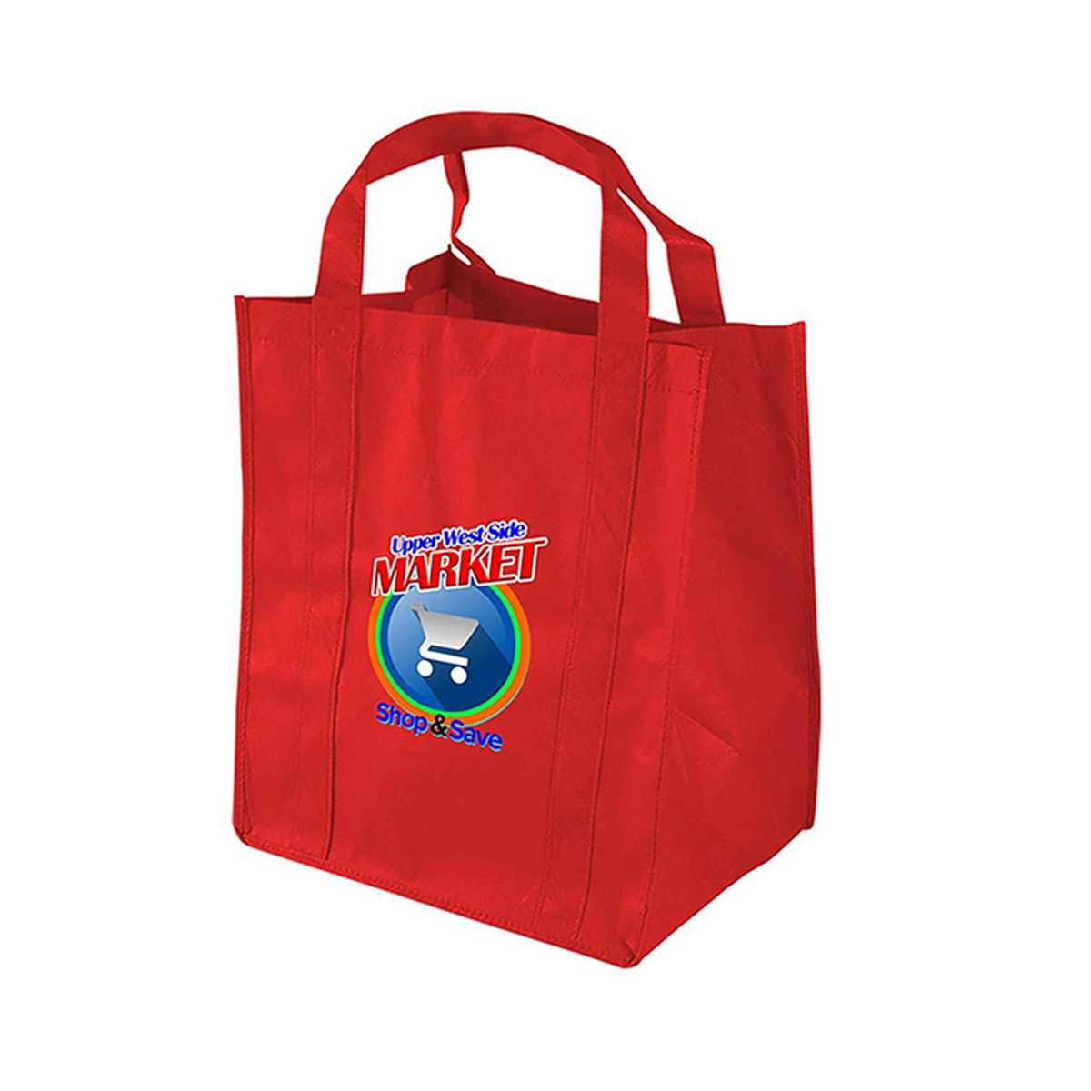 Digital Big Grocer Large Shopping Tote, Full Color